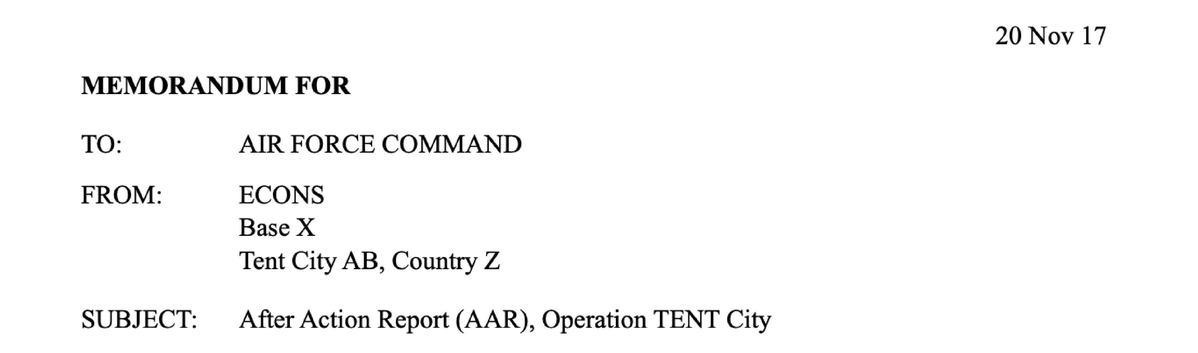 After Action Report Military Template prntbl.concejomunicipaldechinu