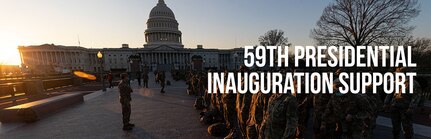 59th Presidential Inauguration Support banner graphic