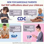 This graphic was created to highlight the new CDC text notification system. (Courtesy Graphic)