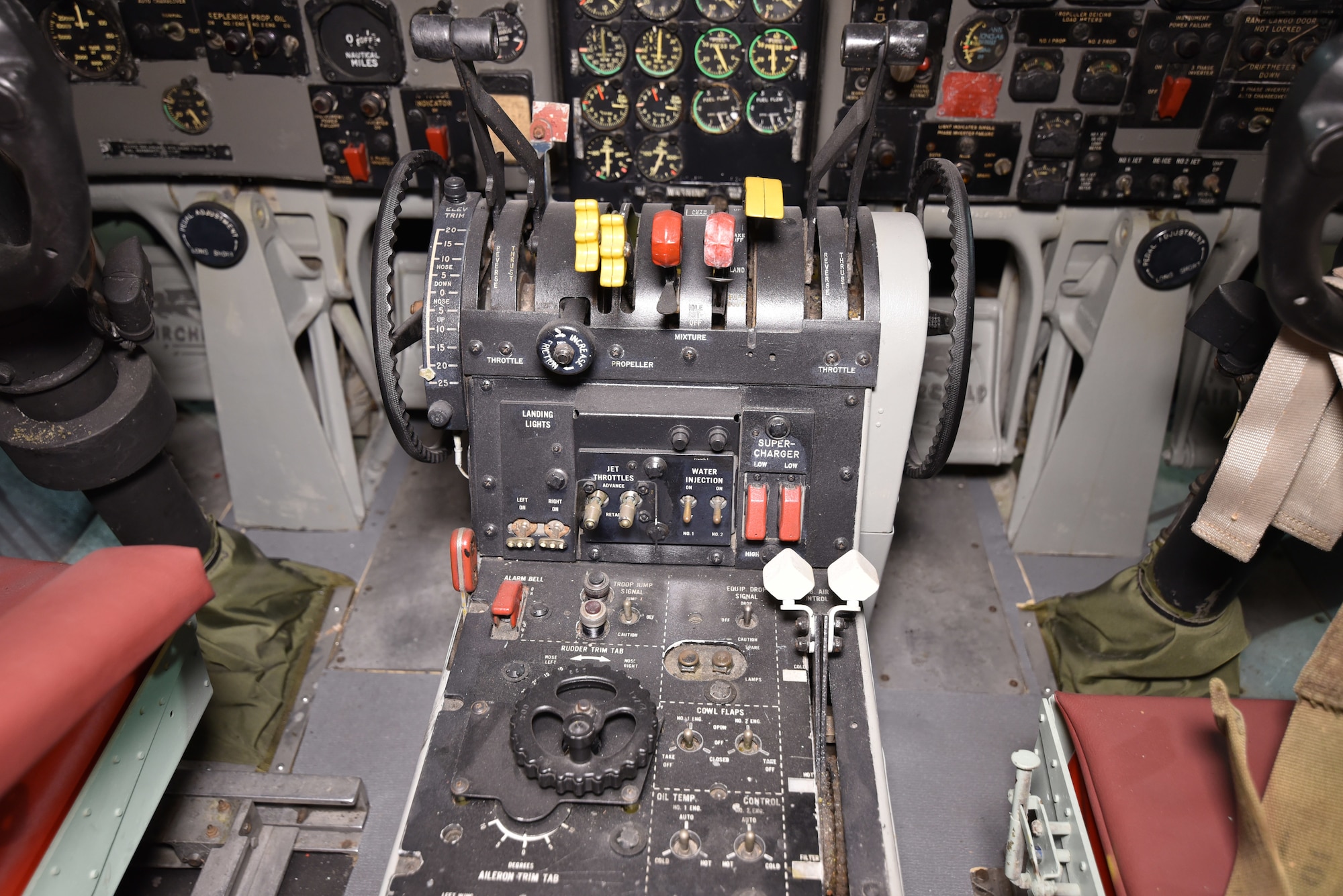 Fairchild C-123K Provider cockpit view