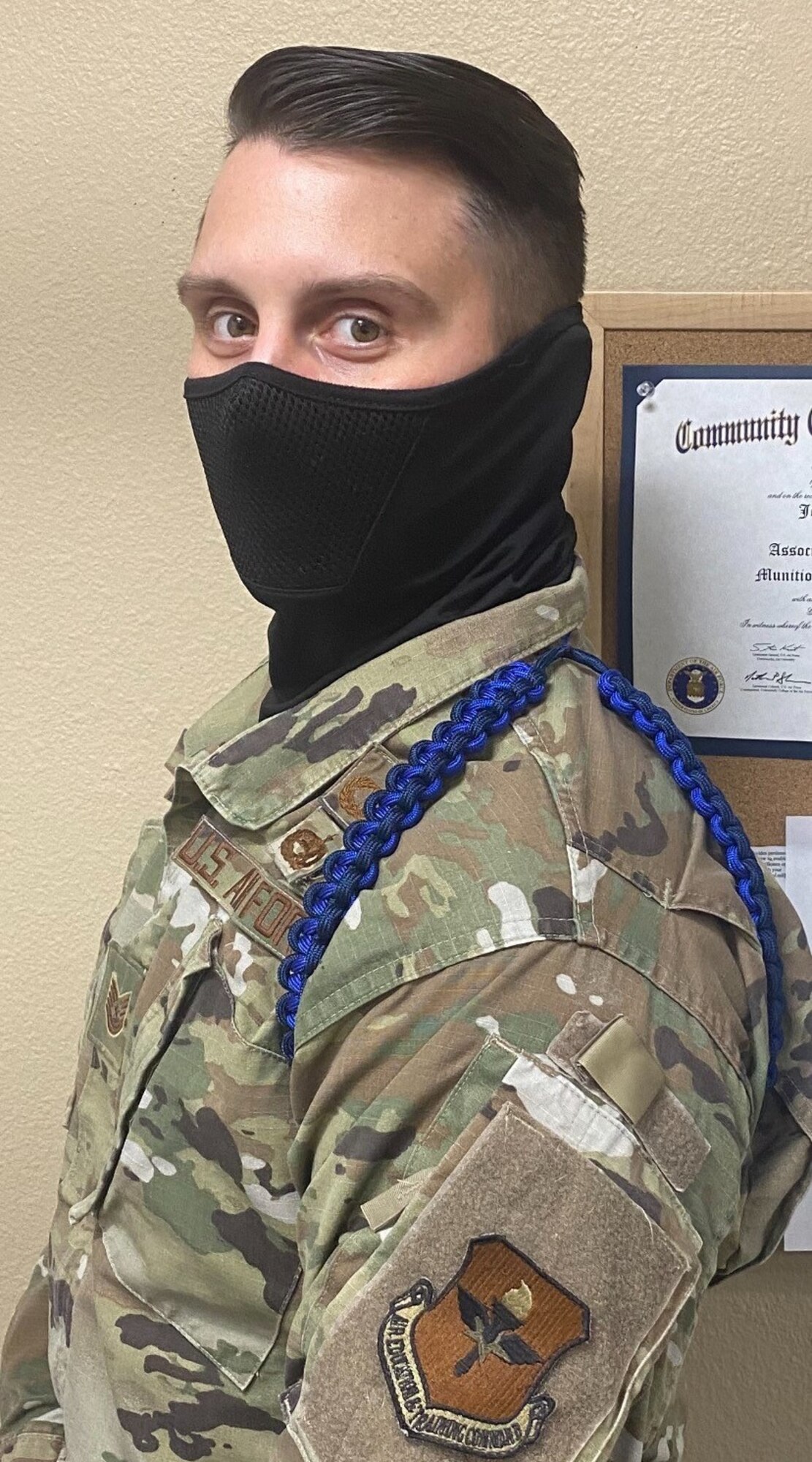 Five noncommissioned officers now have the distinction of being the first Military Training Leaders in the 37th Training Wing to wear the aiguillette of the Master MTL.