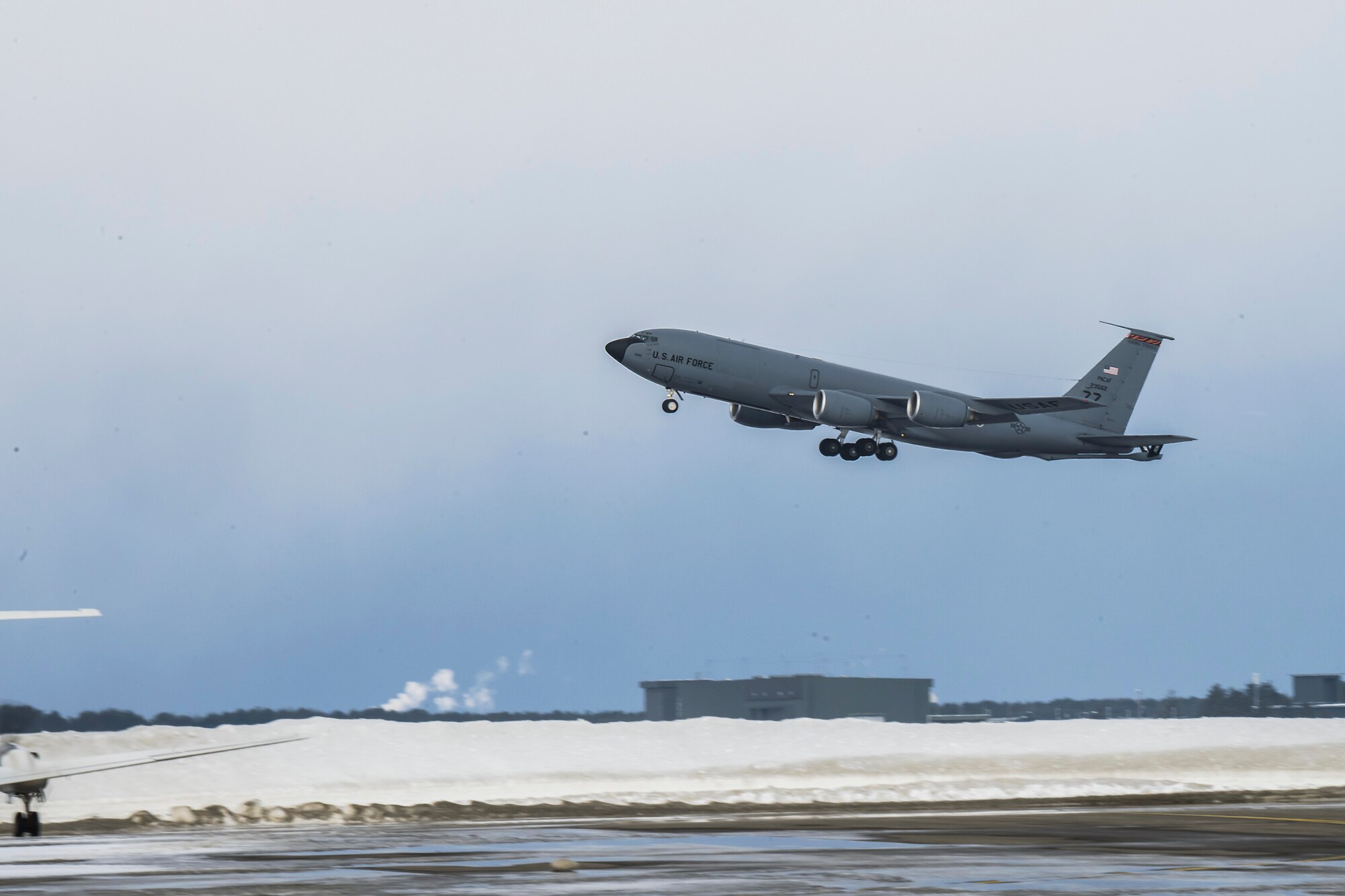 Aircraft take off or prepare to take off