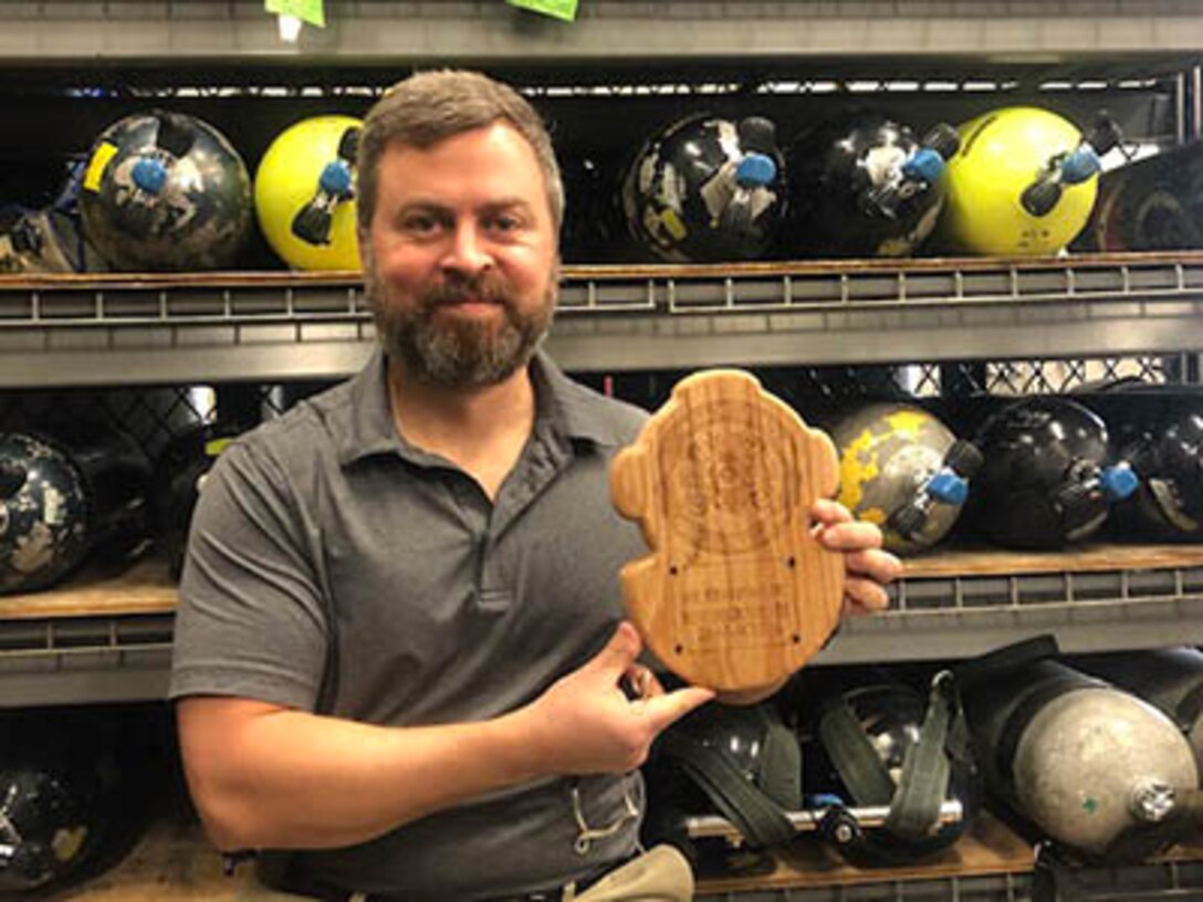 NUWC Division Newport engineer graduates top in his class at dive school