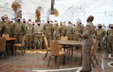 Sec. Hopkins visit Virginia Guard Soldiers, Airmen in D.C.