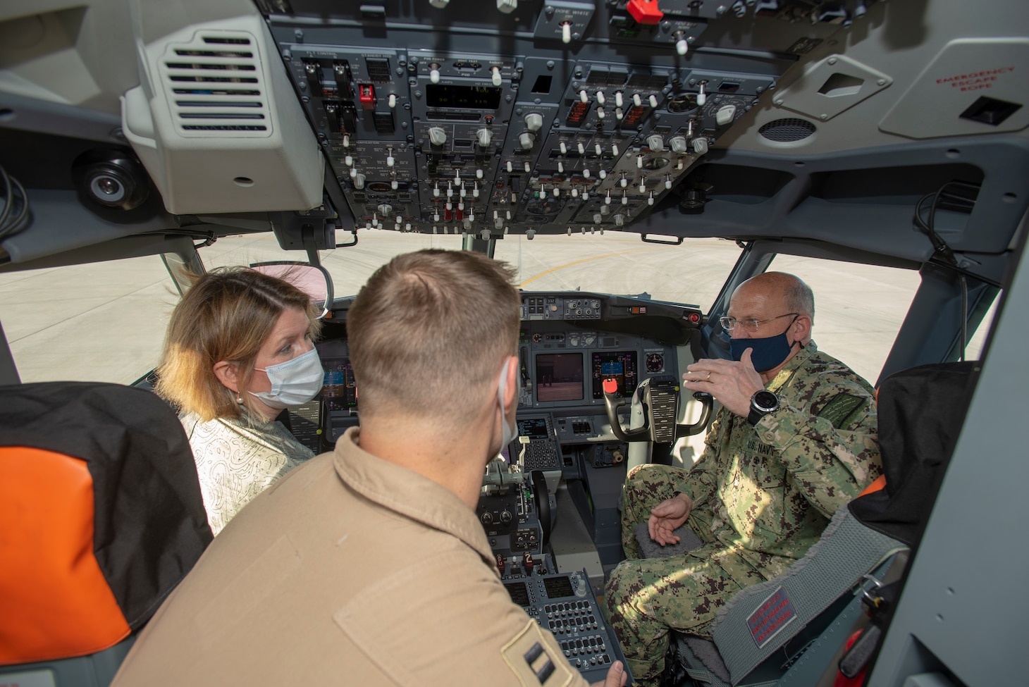 Chief of Naval Operations Adm. Mike Gilday visits Patrol Squadron (VP) 8.