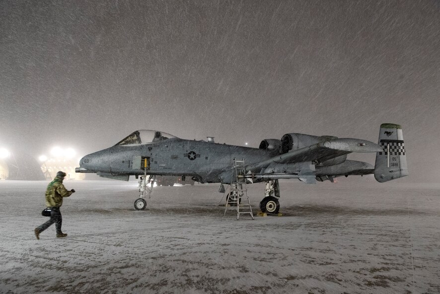 Winter wonderland: A-10 Airmen overcome frigid weather