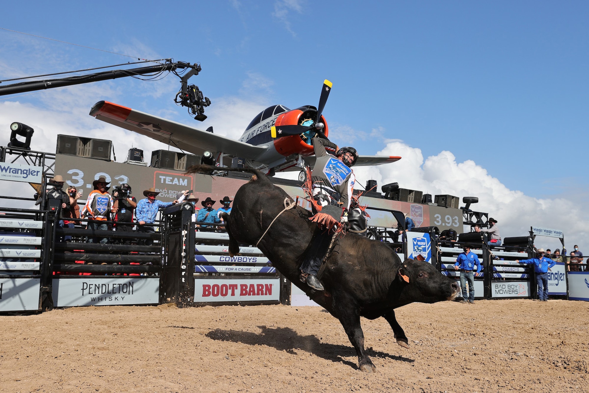 The Air Force Reserve and the Professional Bull Riders took part in a unique partnership Nov. 22, 2020.
