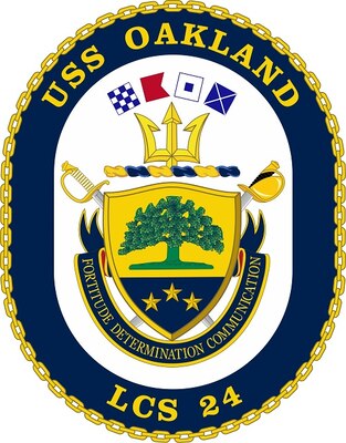 USS Oakland LCS 24 Logo