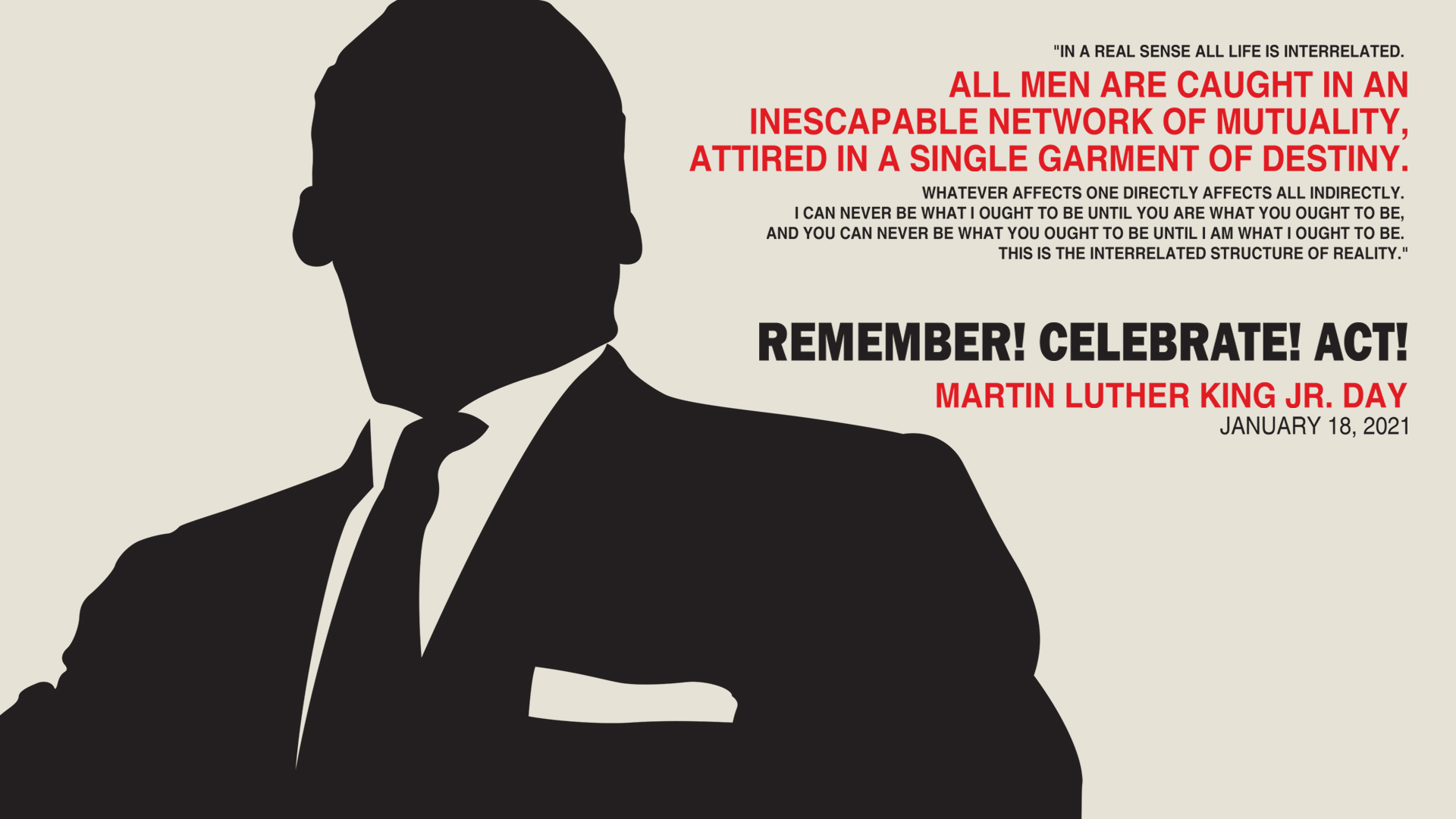 remember celebrate act a day on not