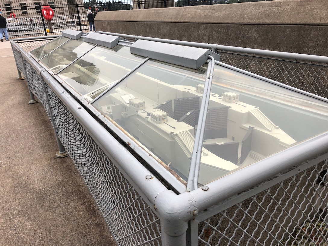 The park at the Soo Locks in Sault Ste. Marie, Michigan  features two original 3-D models dating back to 1893 and 1912, showing locks built on the facility over 100 years ago.