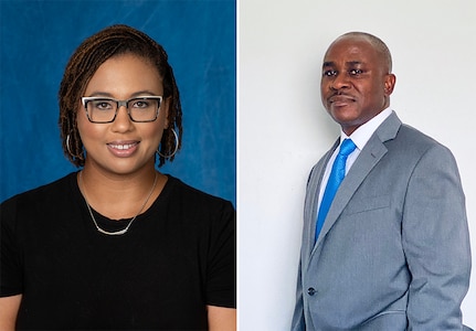 Naval Surface Warfare Center Panama City Division engineers, Sarah “Ashley” Catlin and Chinyere Ukazim “UK”, were recently awarded Black Engineer of the Year Awards in the Outstanding Achievement Awards category.