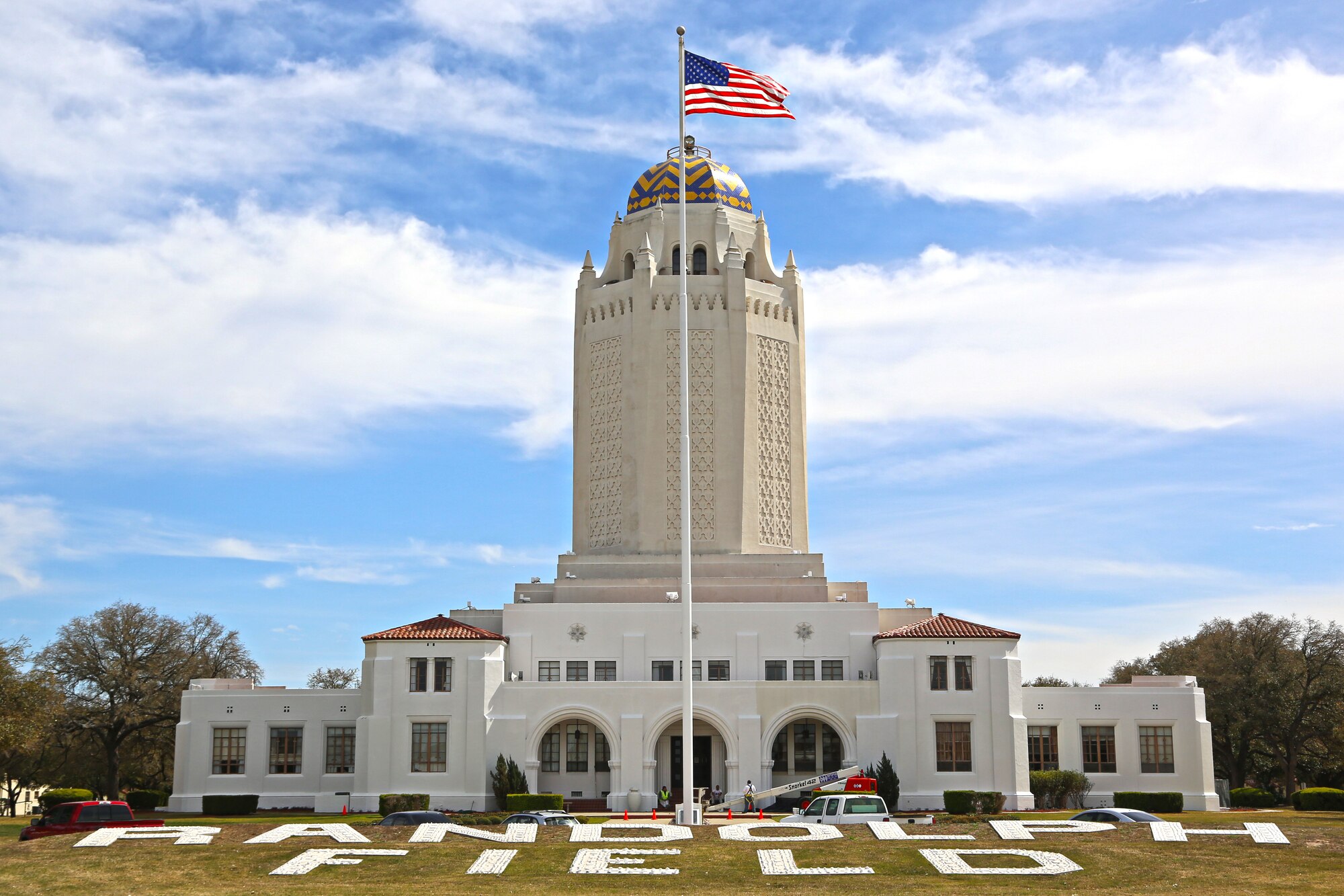 Image of Joint Base San Antonio-Randolph’s most iconic structure, commonly referred to as the “Taj Mahal.”