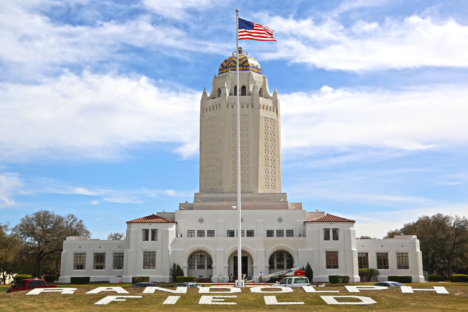 Image of Joint Base San Antonio-Randolph’s most iconic structure, commonly referred to as the “Taj Mahal.”