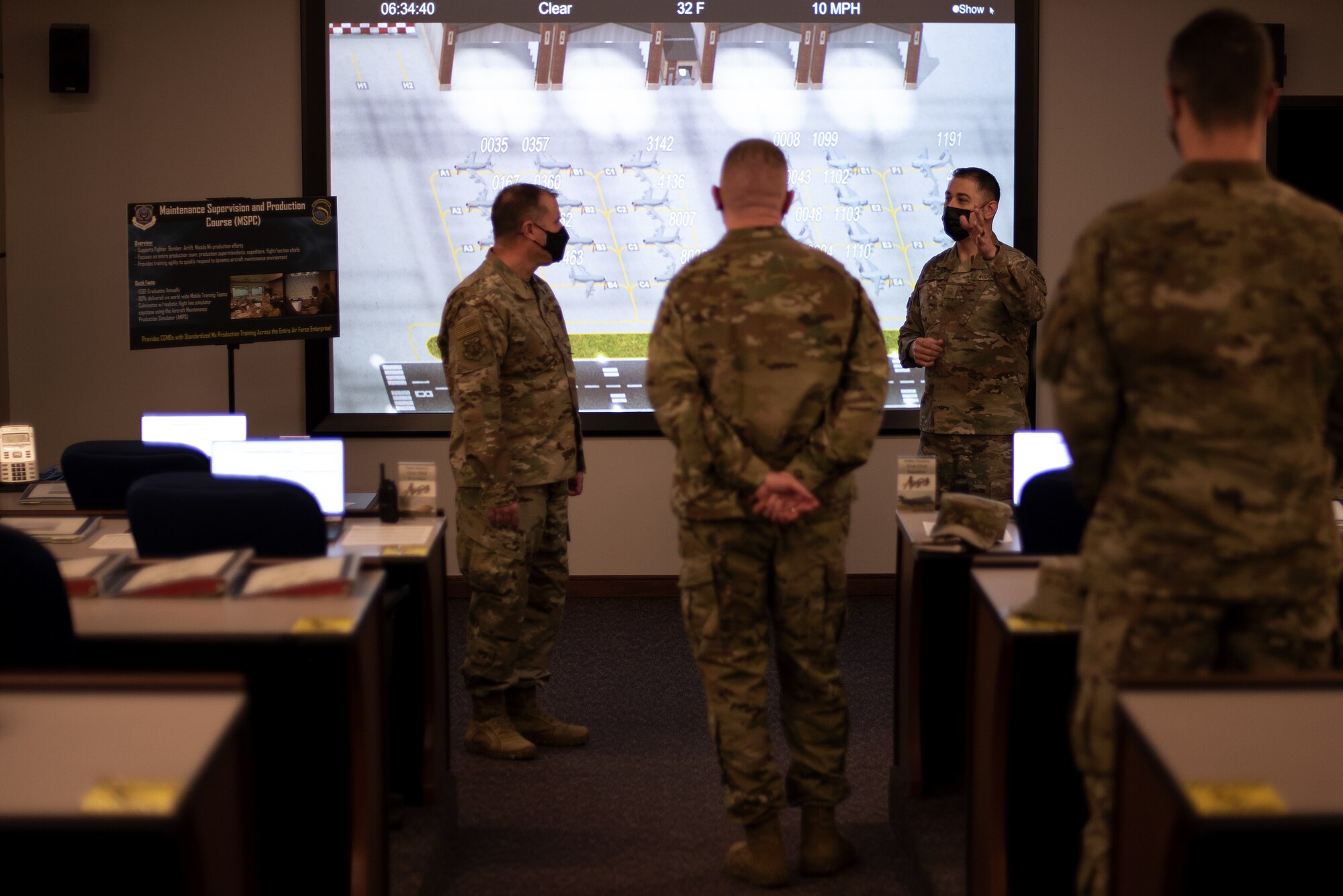 Photo of instructor speaking about MAF MSPC