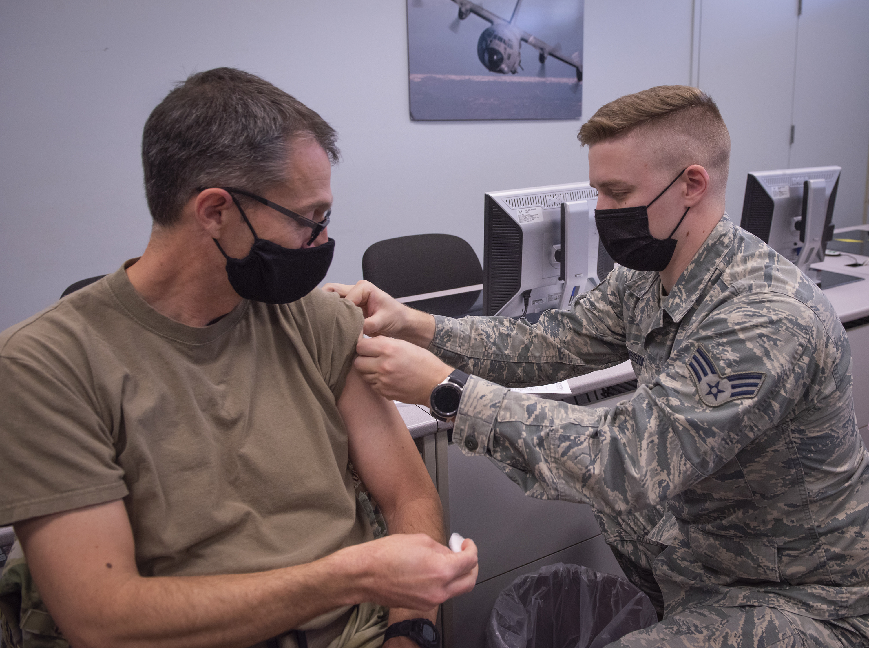 Eglin leadership receive COVID vaccine > Eglin Air Force Base > Article