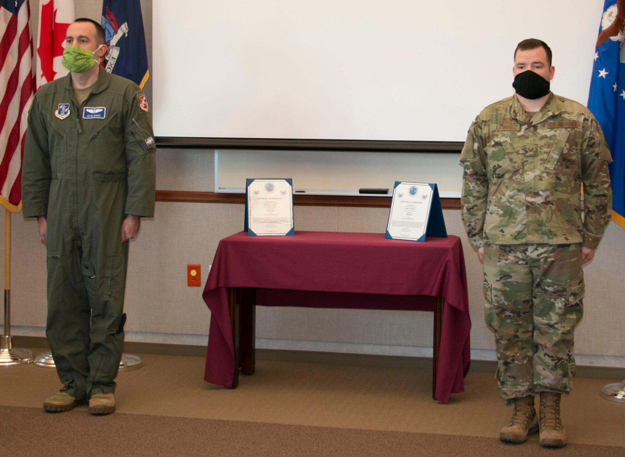 Lambie promoted to technical sergeant