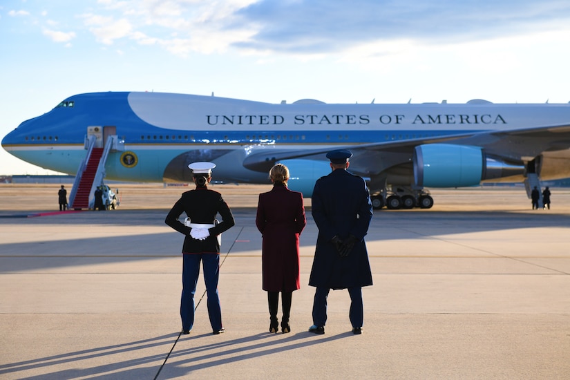 POTUS gives farewell speech at JBA