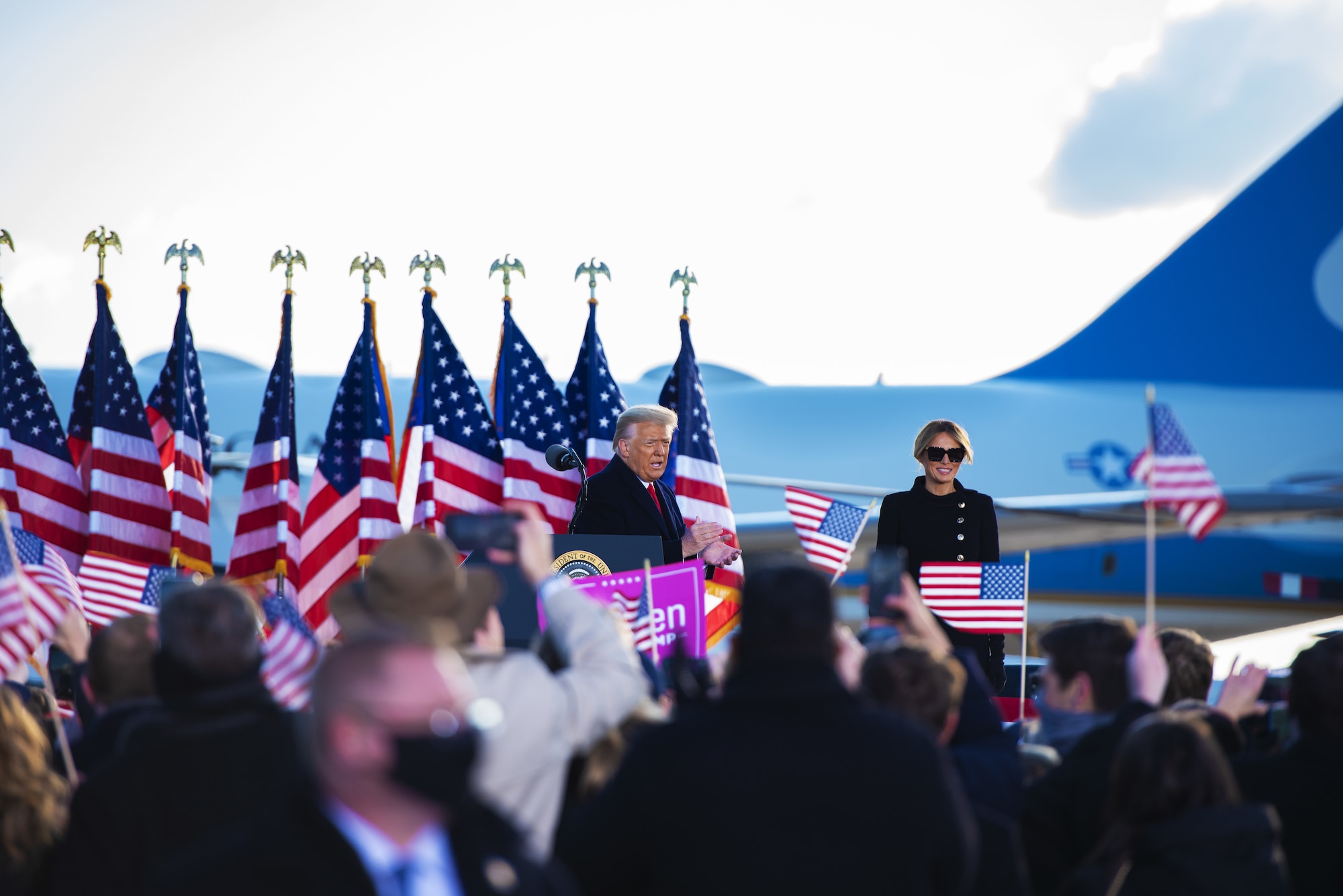 POTUS gives farewell speech at JBA