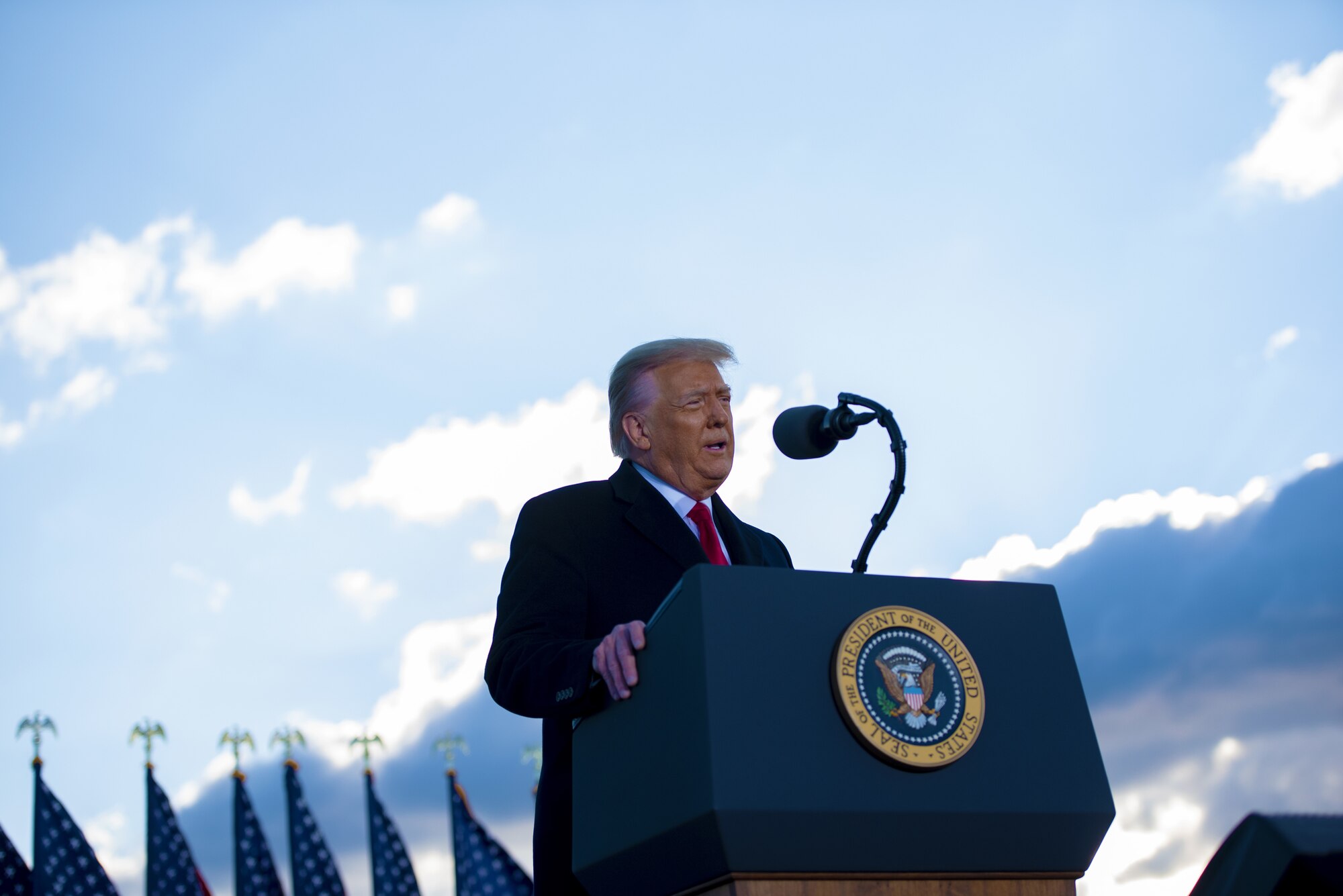 POTUS gives farewell speech at JBA