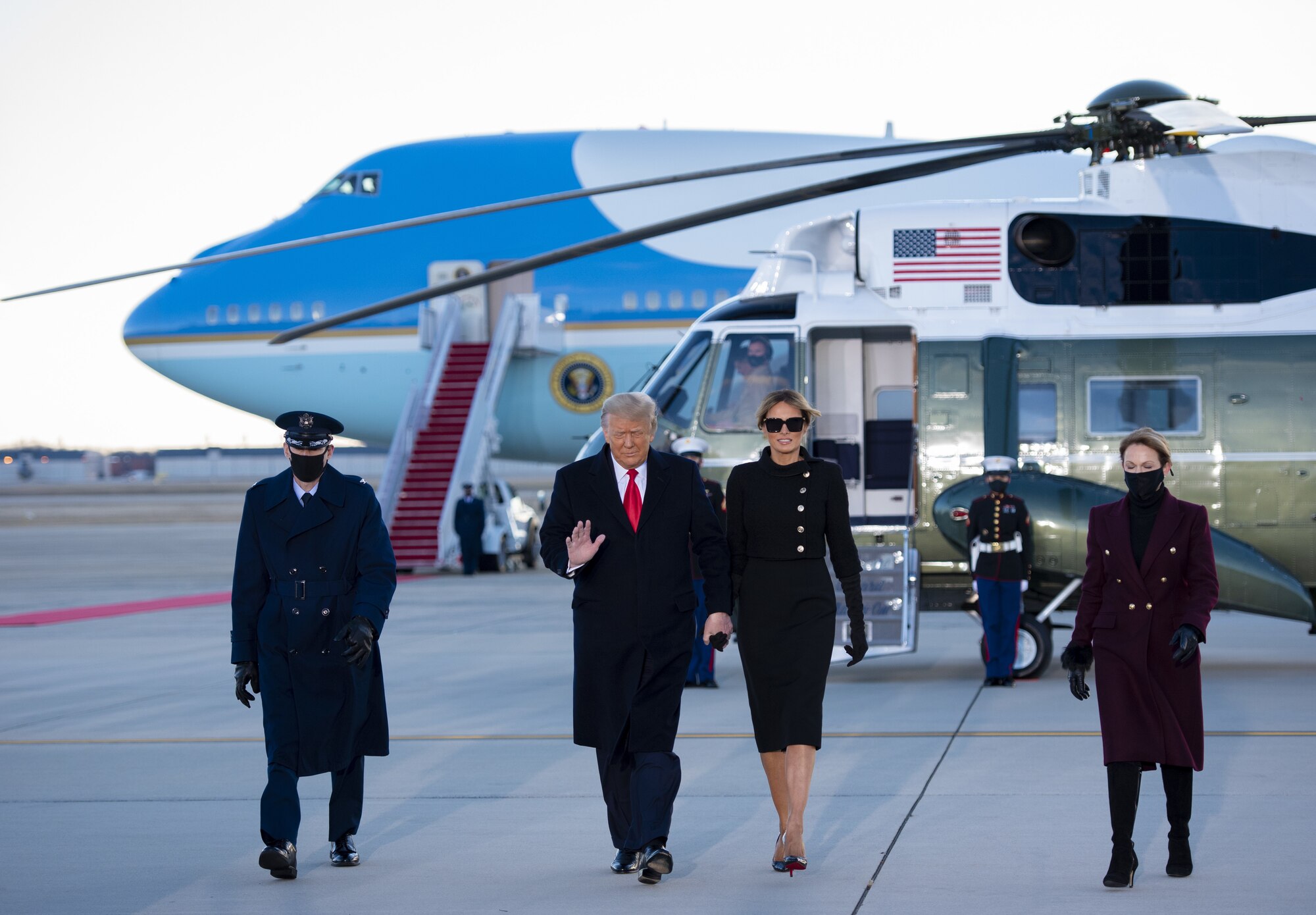 POTUS gives farewell speech at JBA