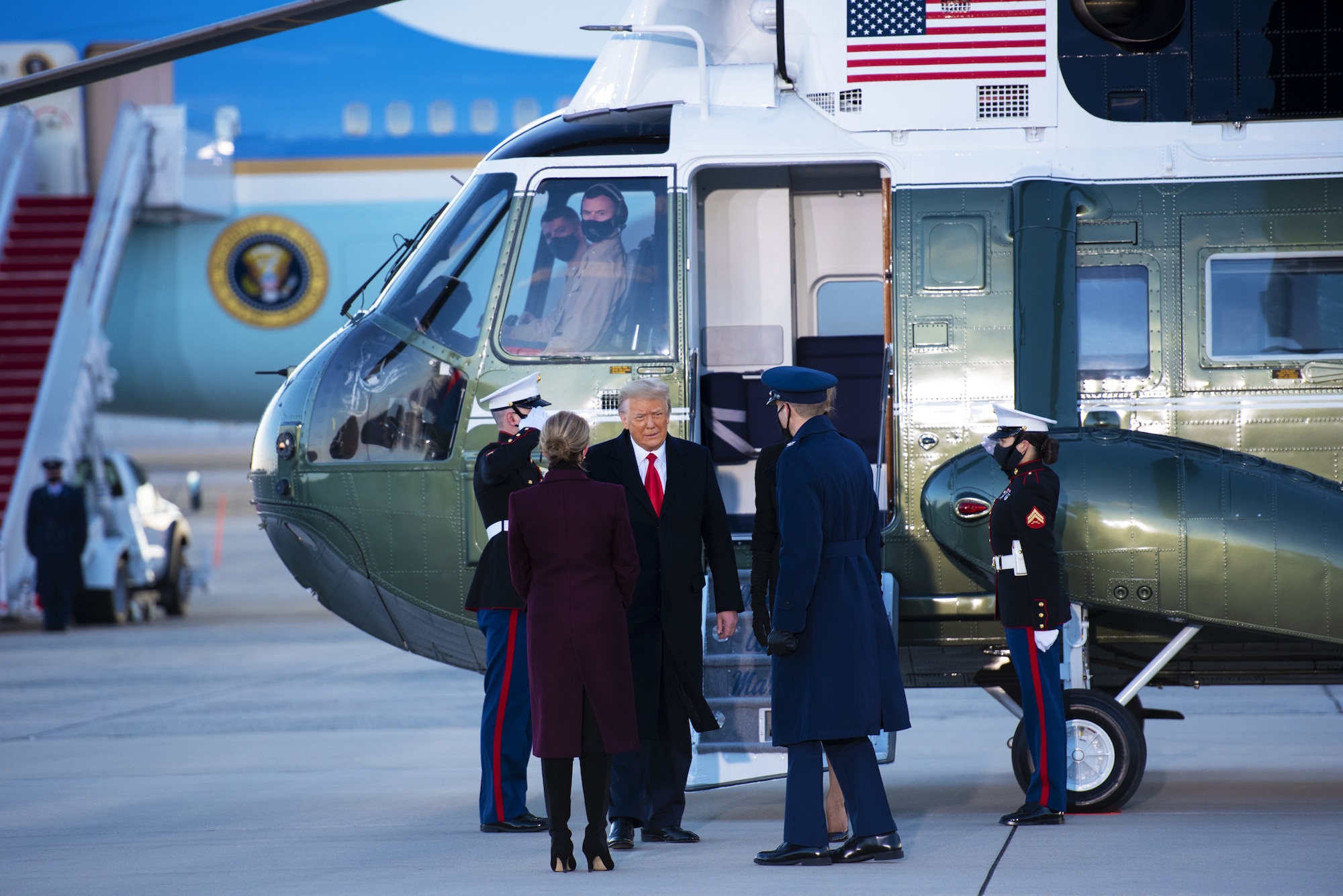 POTUS gives farewell speech at JBA