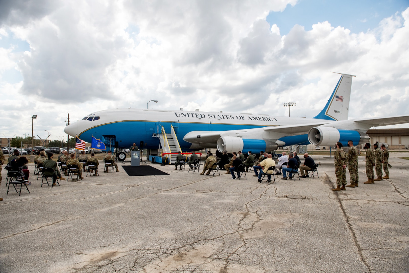 The conversion of a static VC-135E aircraft into an active training device is one of the achievements the Career Enlisted Aviator Center of Excellence has been recognized for as the recipient of the 2021 Air Force Association Aerospace Award in the David C. Schilling category at the Air Education and Training Command level.