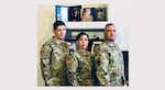 The Saavedra family: Pvt. Jeremiah Shaw, Staff Sgt. Tanya Saavedra and 1st Sgt. Jason Saavedra. Tanya Saavedra enlisted in the New Mexico National Guard after 14 years in the Navy. Jason Saavedra is a 21-year veteran of the National Guard. Shaw, a 17-year-old high school senior, enlisted in the Guard at the end of his junior year.
