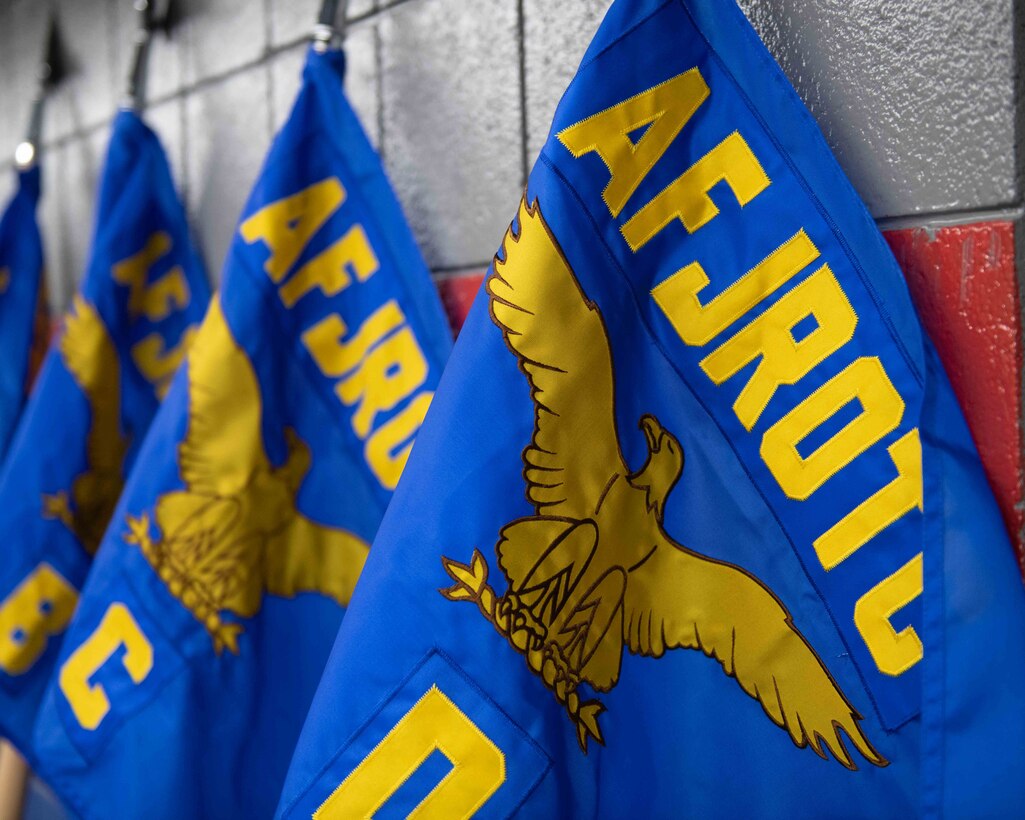 Youngstown Air Reserve Station showed its support for the new Air Force Junior Reserve Officers’ Training Corps program at Austintown Fitch High School by donating more than 70 Airman battle uniforms Jan. 11, 2021.