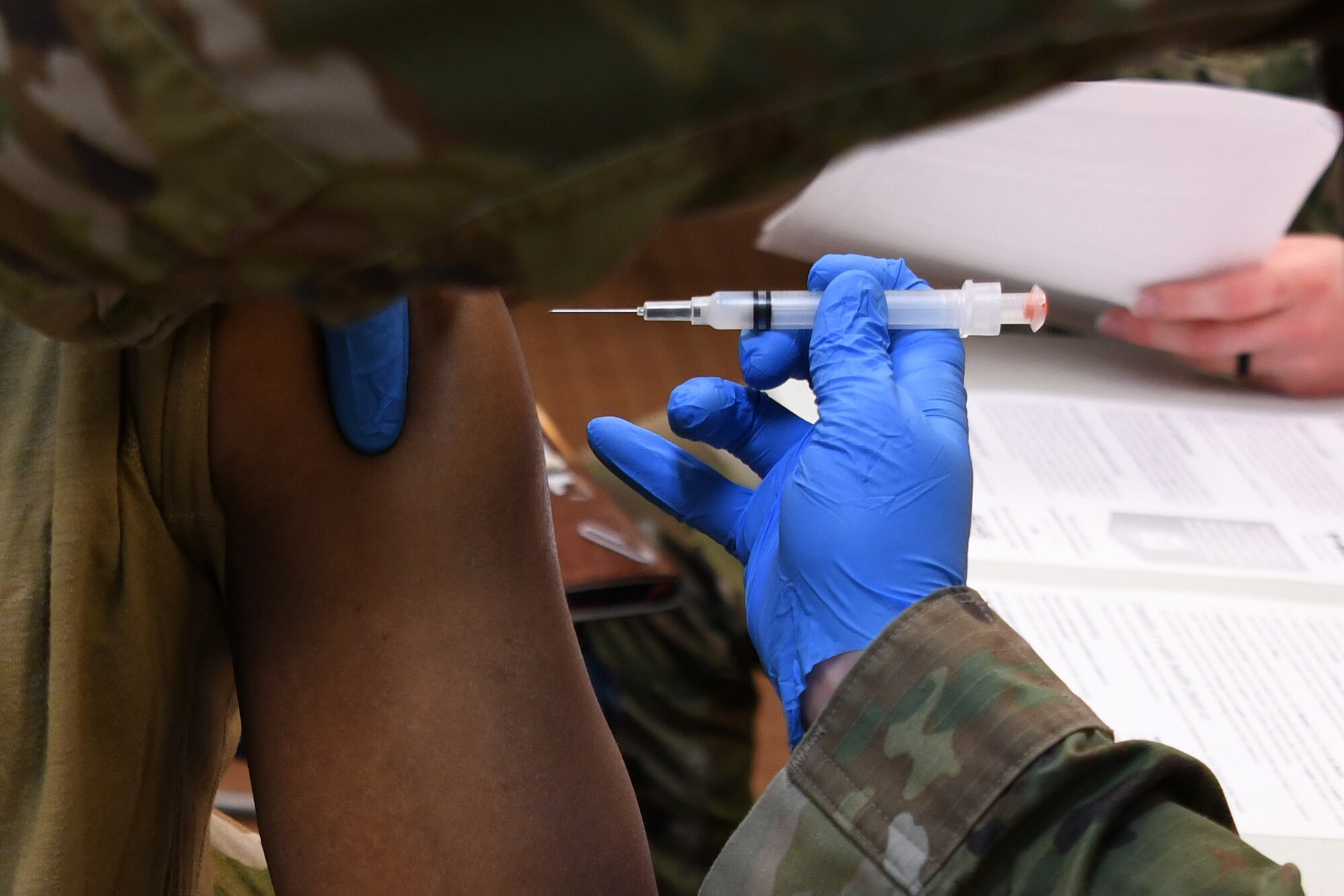 Dyess receives first round of COVID-19 vaccines