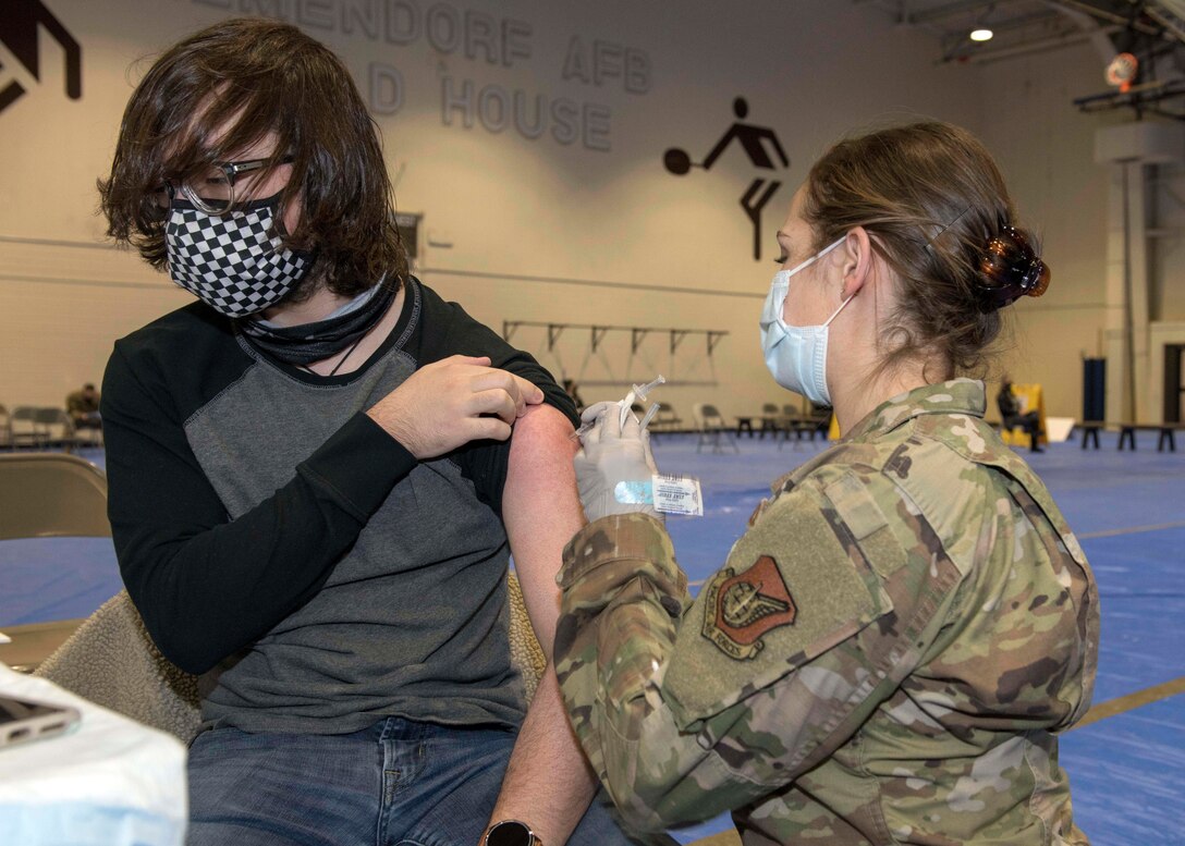 JBER personnel receive COVID19 vaccine