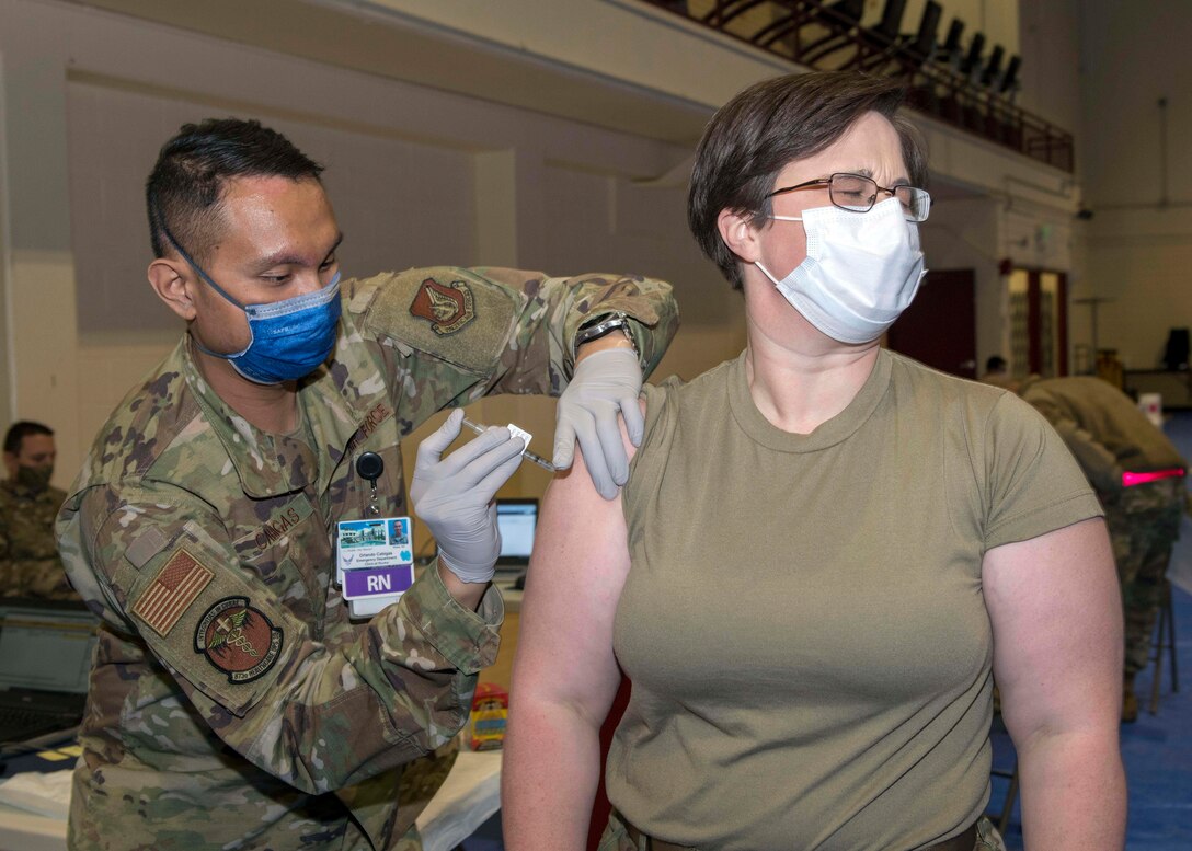 JBER personnel receive COVID19 vaccine