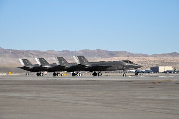 A photo of an F-35A