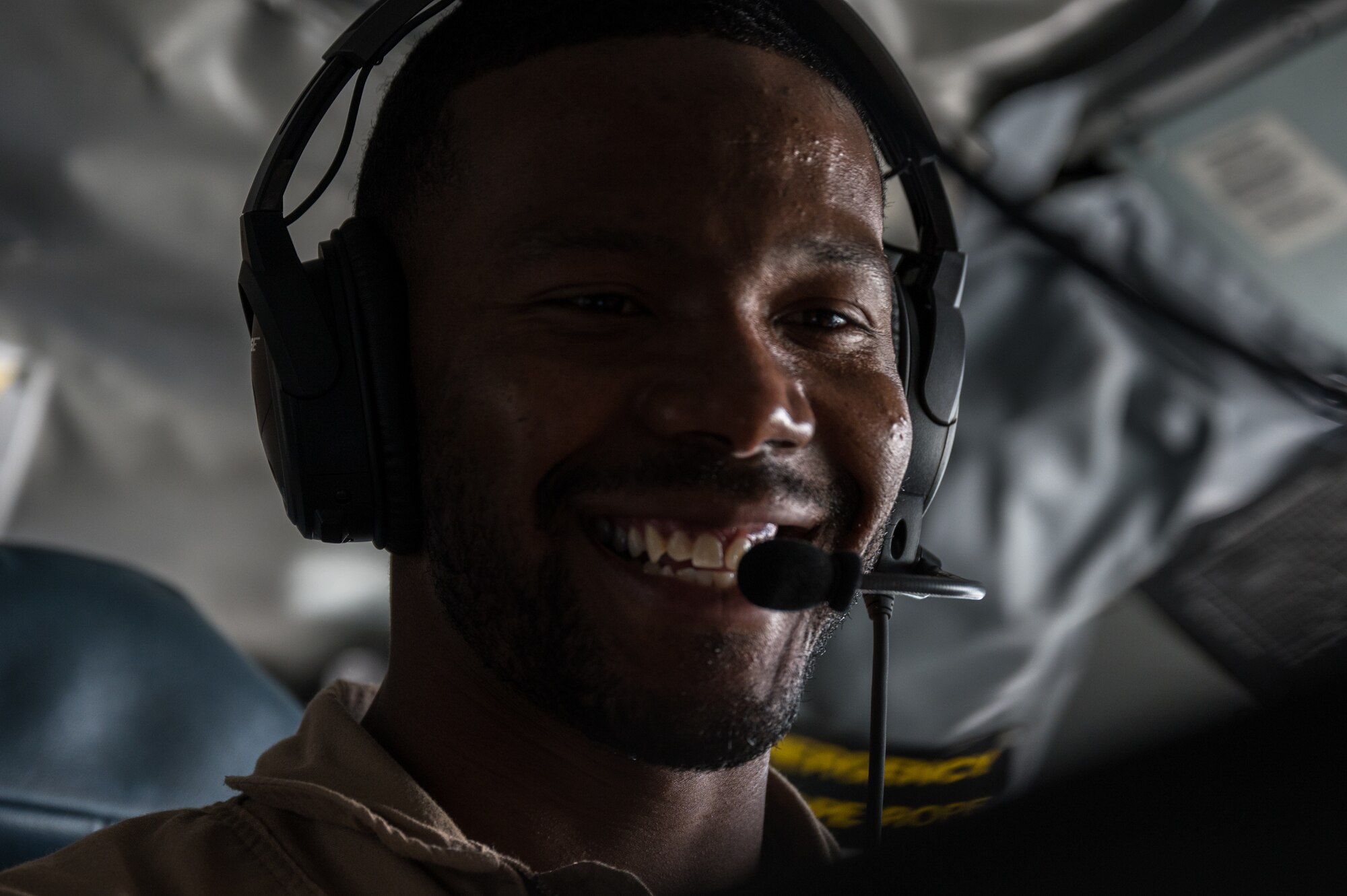 in-flight refueling specialist participates in a bomber task force mission
