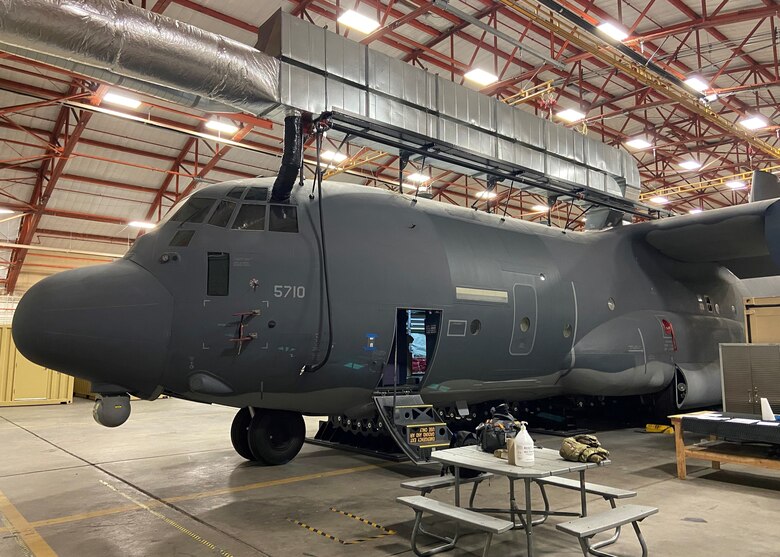 58th SOW leaders at Kirtland AFB Enhanced Fuselage Trainer
