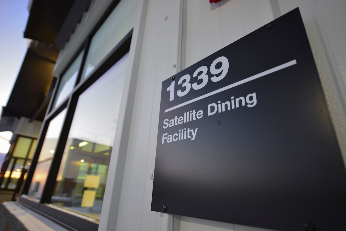 The satellite dining facility held a grand re-opening on Eielson Air Force Base, Alaska, Jan 21, 2021.