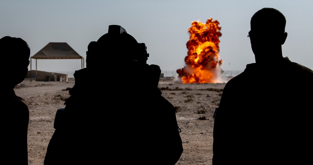 379th AEW; EOD; Chief Capaldi; Bomb Suit; 379th ECES;