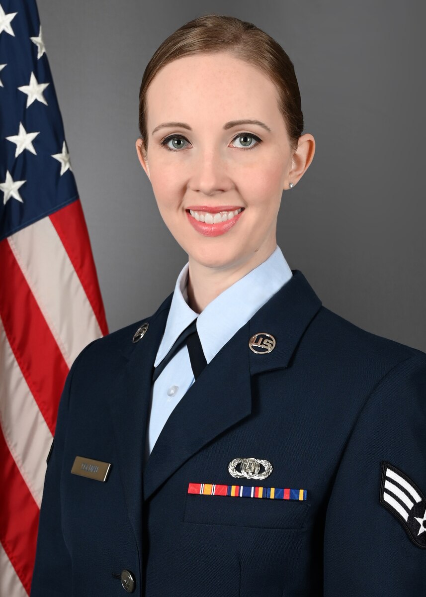 Official photo of SrA Rachael Colman, vocalist, Joint Base Langley-Eustis, Hampton, VA