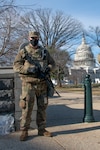 429th BSB Soldier stand guard in Washington, D.C.