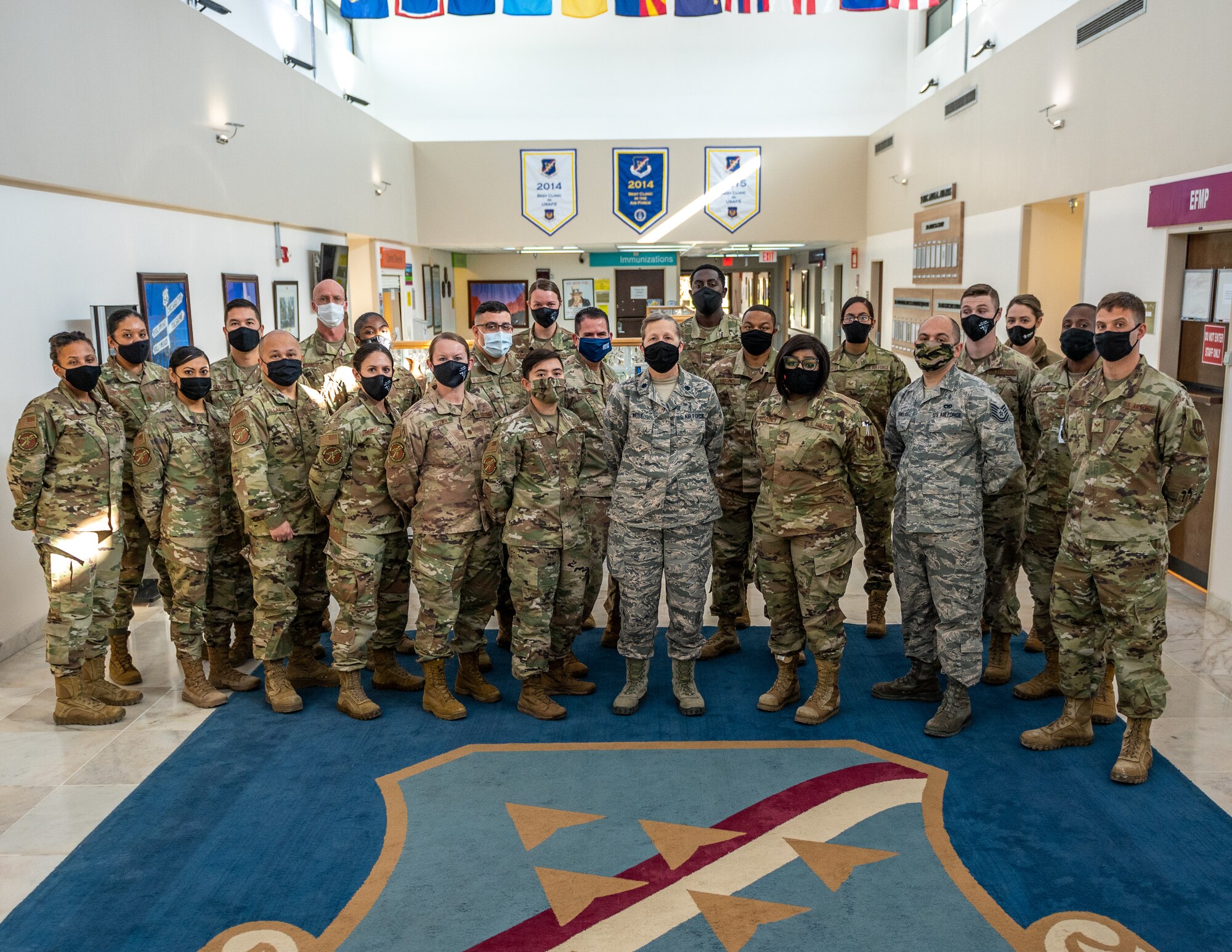 group photo of military members