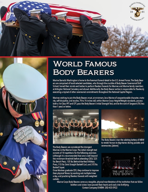 Body Bearers Marine Barracks