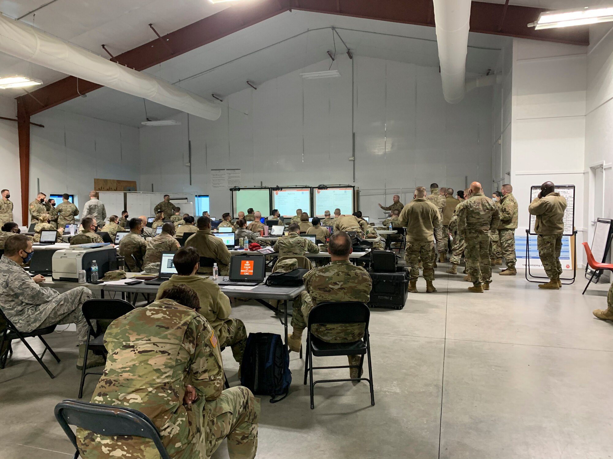 MEOCs around the nation were activated in the event operations tempos at the inauguration were elevated for National Guard troops in the D.C. area.