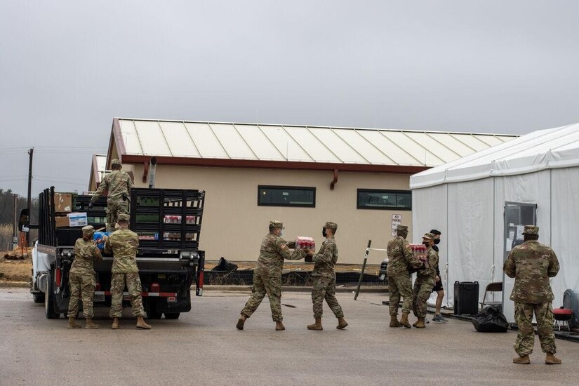 California Army Reserve troops take on quarantine mission in Central Texas