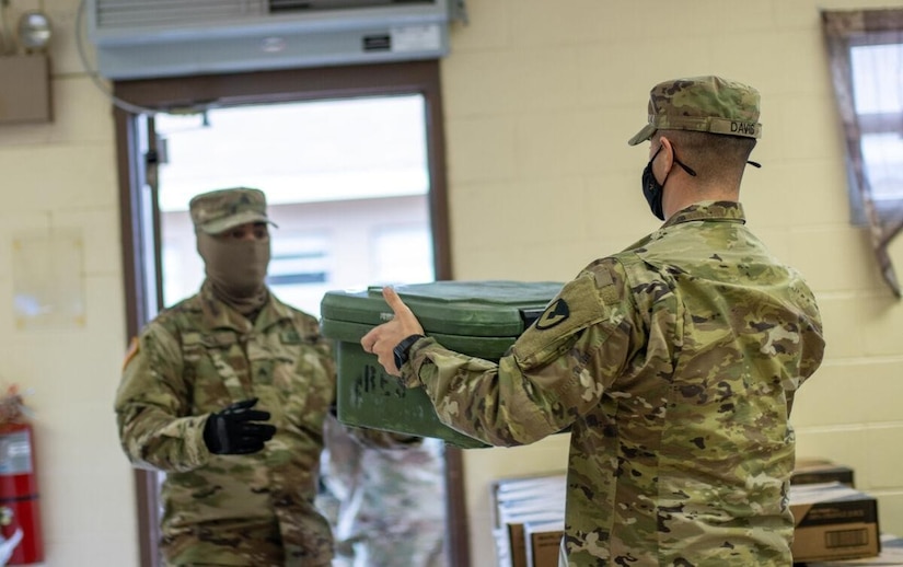 California Army Reserve troops take on quarantine mission in Central Texas