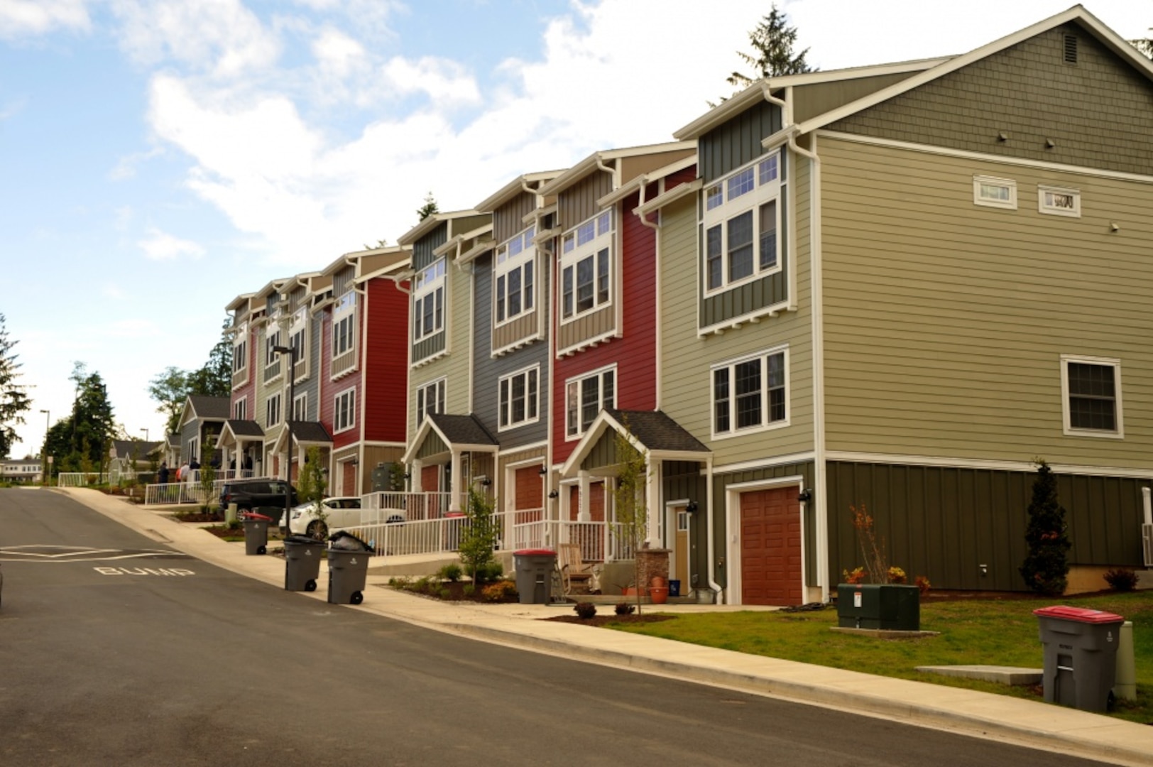 Twelve new housing units have been added to Culp Court within the Coast Guard Triumph Housing Complex in Astoria, Ore., and families can begin moving in June 27, 2019.

The 12 new units plus a maintenance and operations building complete phase II of a housing project that has cost a total of $19.3 million to complete.

U.S. Coast Guard photo by Petty Officer 3rd Class Trevor Lilburn.