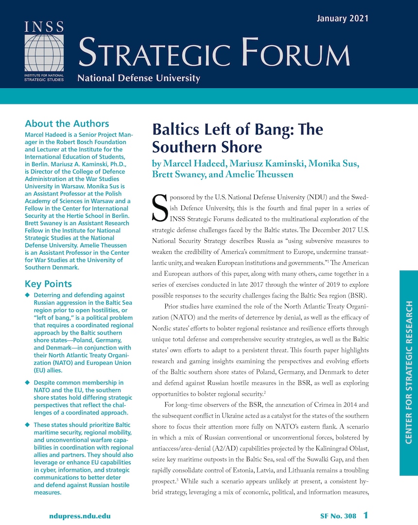 Baltics Left of Bang: The Southern Shore