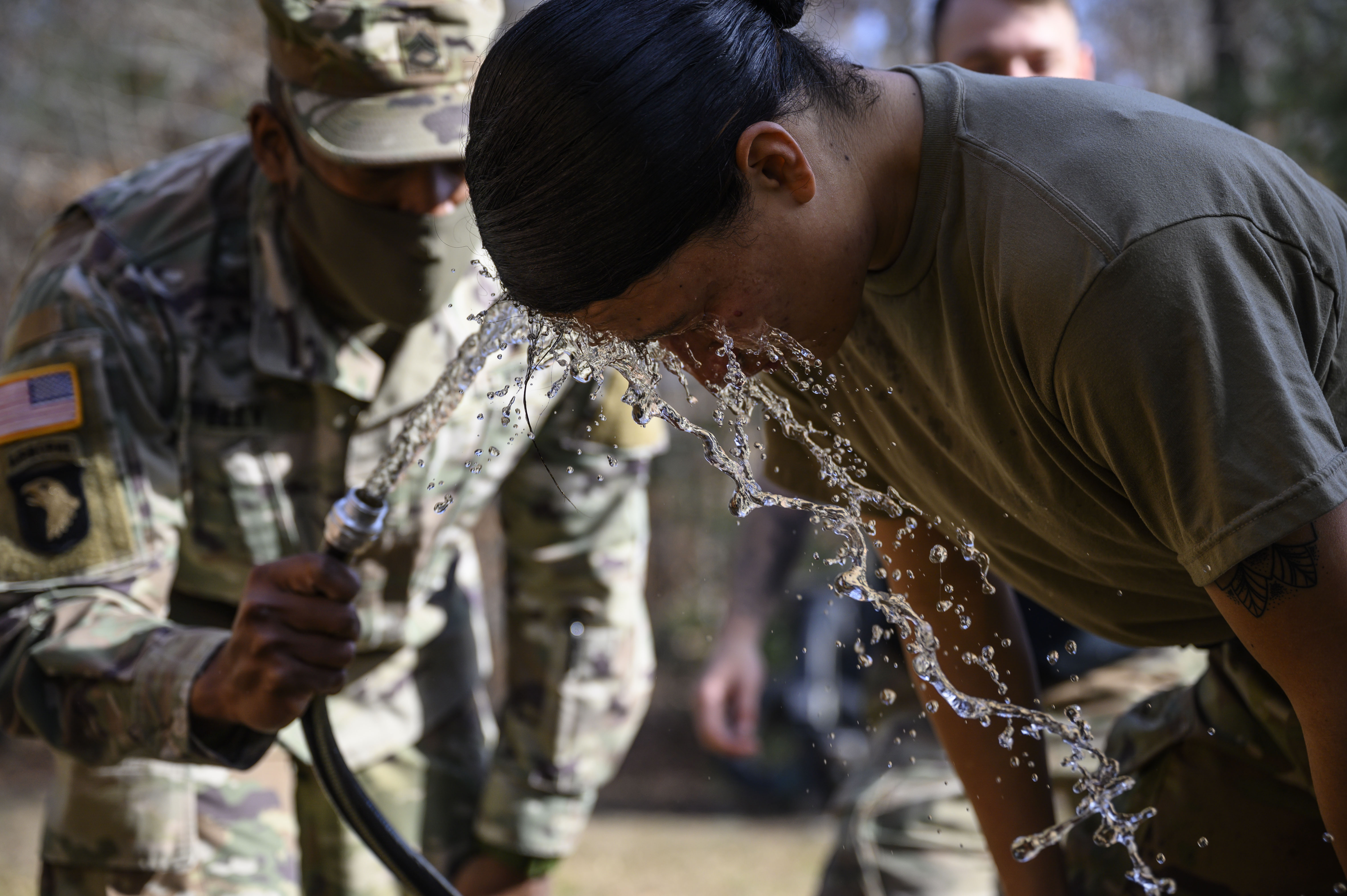 Shocked and in tears Taser and pepper spray training > Joint Base