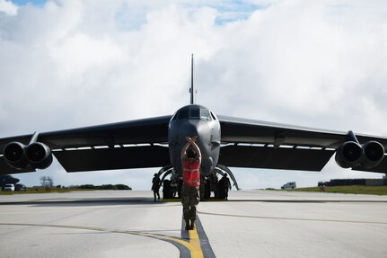 A photo of a U.S. Air Force B-52H Stratofortress