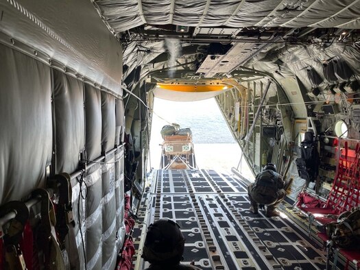 Search and Recovery Tactical Vehicle airdrop