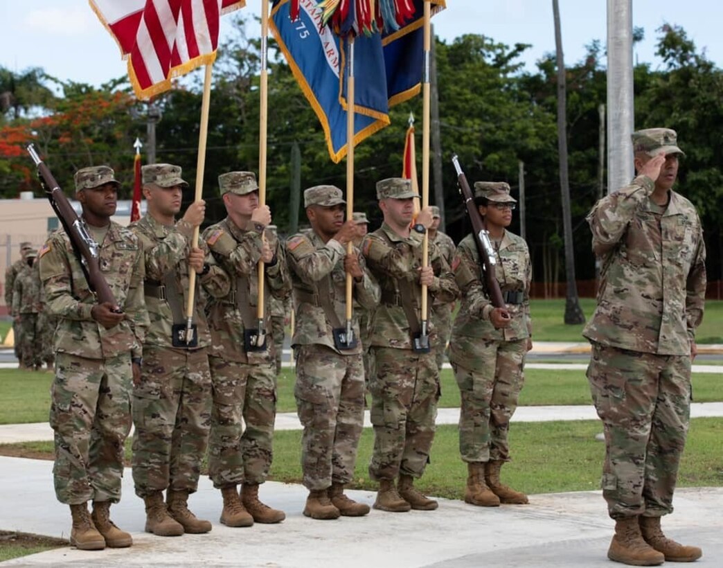 U.S. Army Reserve-Puerto Rico change of responsibility ceremony