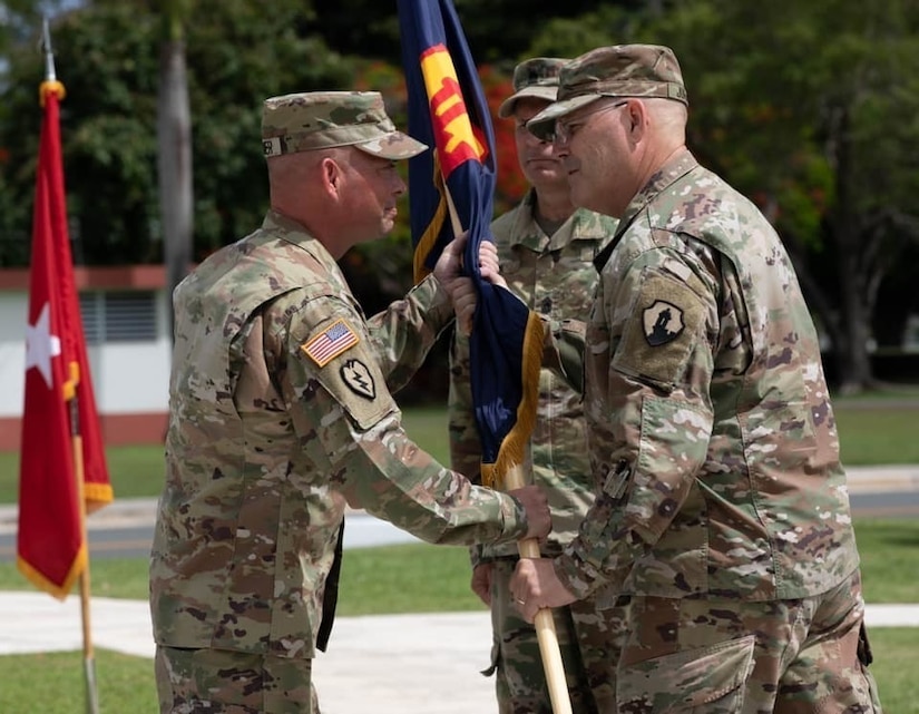 U.S. Army Reserve-Puerto Rico change of responsibility ceremony